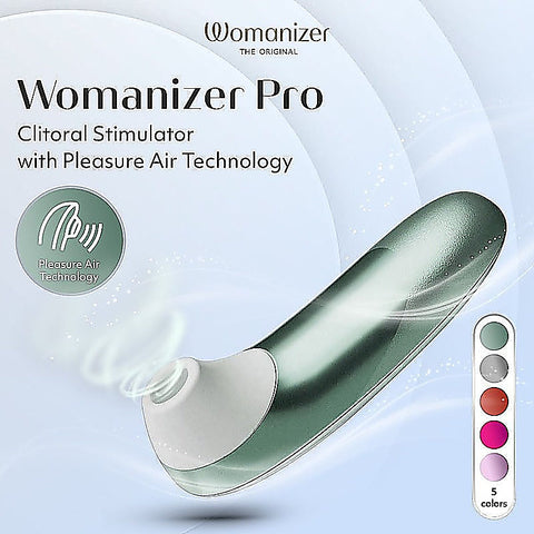 Womanizer Pro Air Pulse Clitoral Massager by Love Honey