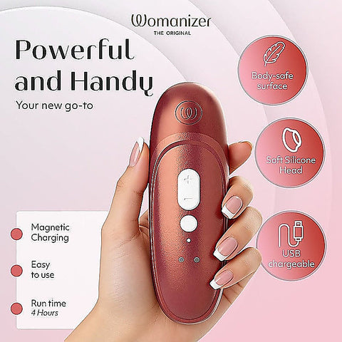 Womanizer Pro Air Pulse Clitoral Massager by Love Honey