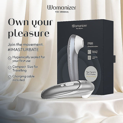 Womanizer Pro Air Pulse Clitoral Massager by Love Honey