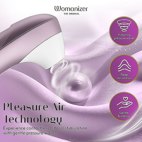 Womanizer Pro Air Pulse Clitoral Massager by Love Honey