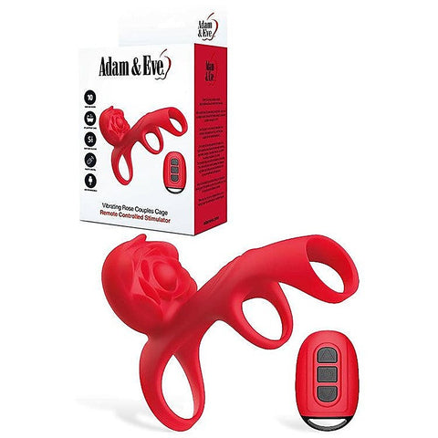 Vibrating Rose Couples Cage by Adam & Eve Sextoys