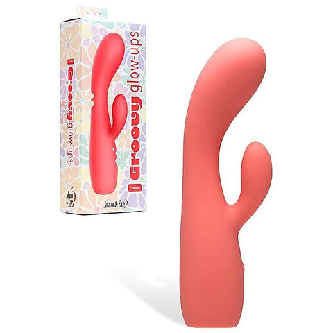 GROOVY GLOW-UPS Curvie Rechargeable Rabbit Vibe
