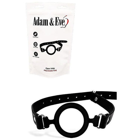 OPEN WIDE Adjustable Bondage Mouth Gag by Adam & Eve