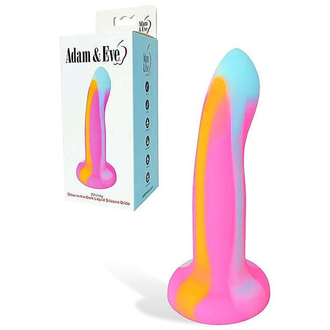 WHIMSY Glow In Dark Silicone Dildo by Adam & Eve
