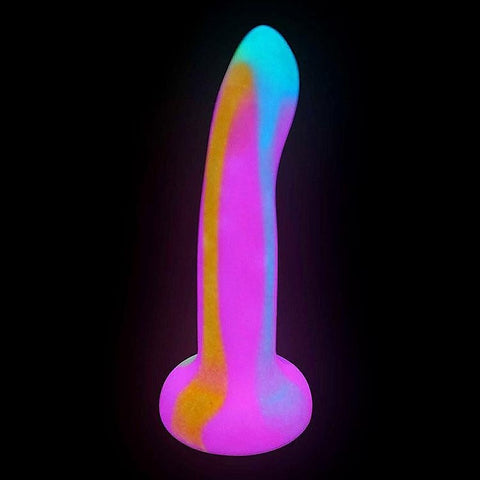 WHIMSY Glow In Dark Silicone Dildo by Adam & Eve