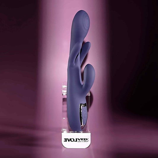 BOW DOWN USB Rechargeable Rabbit Vibrator by Evolved