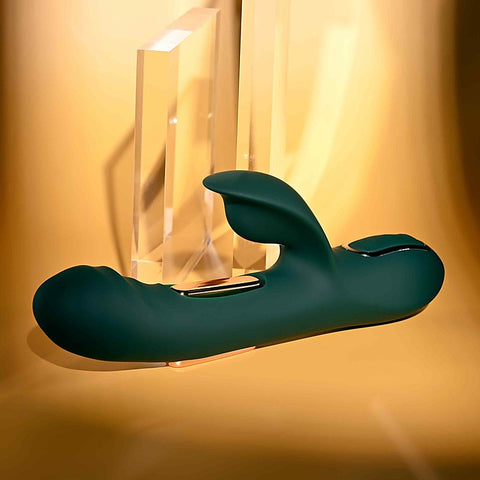 Heart of Gold USB Rechargeable Rabbit Massager by Evolved