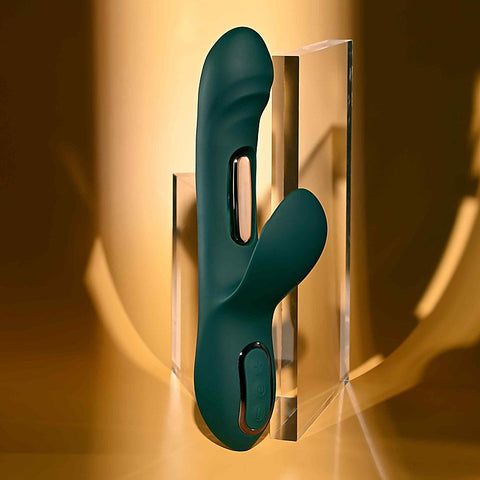 Heart of Gold USB Rechargeable Rabbit Massager by Evolved