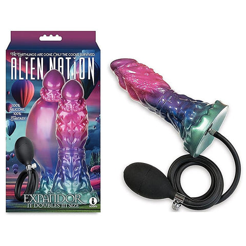 Alien Nation Expandor Coloured Inflatable Dildo