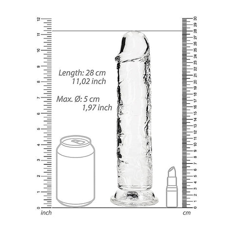 REALROCK 28 cm Realistic Straight Dildo by Shots Toys