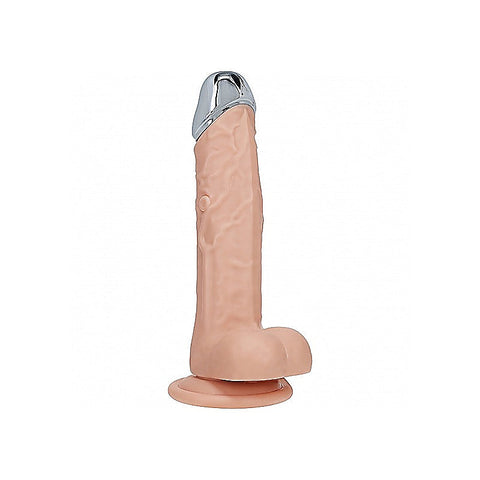 REALROCK Metal Head 6 Inch Realistic Vibrating Dildo
