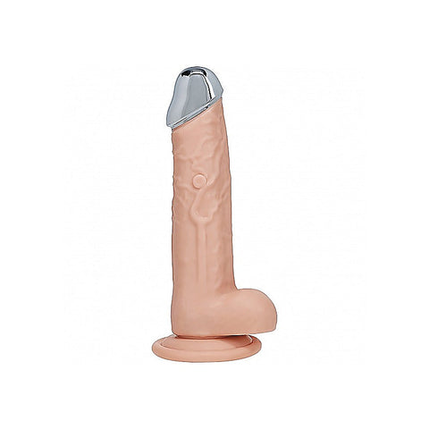 REALROCK Metal Head 6 Inch Realistic Vibrating Dildo