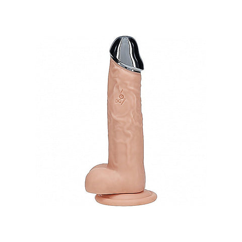 REALROCK Metal Head 6 Inch Realistic Vibrating Dildo