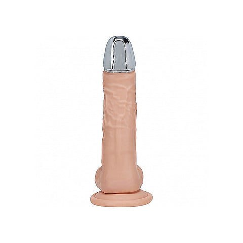 REALROCK Metal Head 6 Inch Realistic Vibrating Dildo