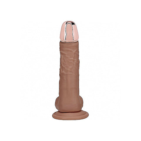 REALROCK Metal Head 8 Inch Realistic Vibrating Dildo