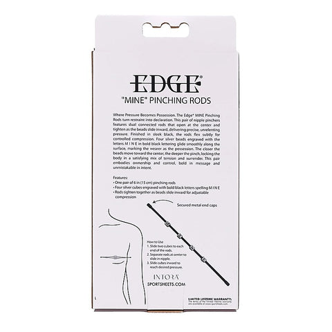 EDGE MINE Pinching Rods by Sportsheets
