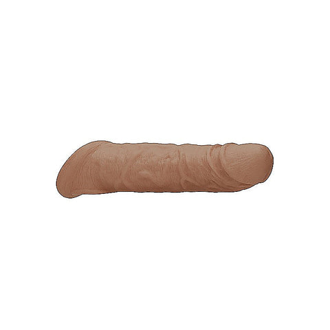 REALROCK 8 Inch Realistic Penis Extender with Cock Rings