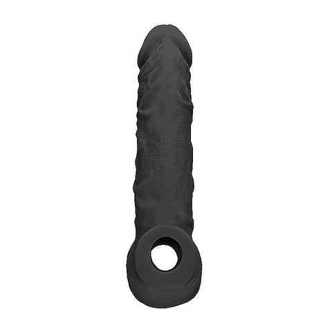 REALROCK 8 Inch Realistic Penis Extender with Cock Rings