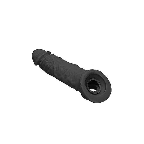 REALROCK 8 Inch Realistic Penis Extender with Cock Rings