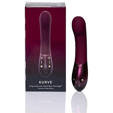 Kurve Waterproof Silicone G Spot Vibrator by Hot Octopuss