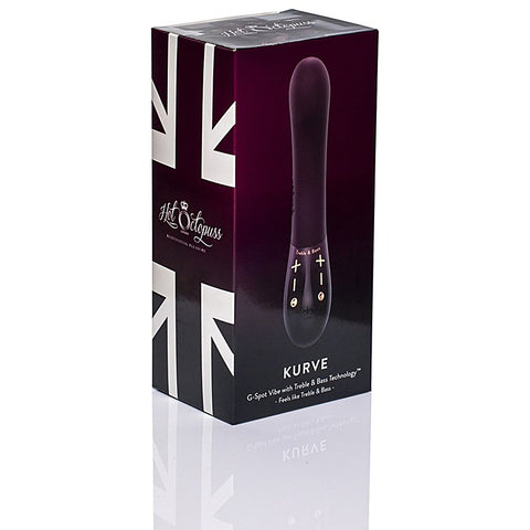 Kurve Waterproof Silicone G Spot Vibrator by Hot Octopuss