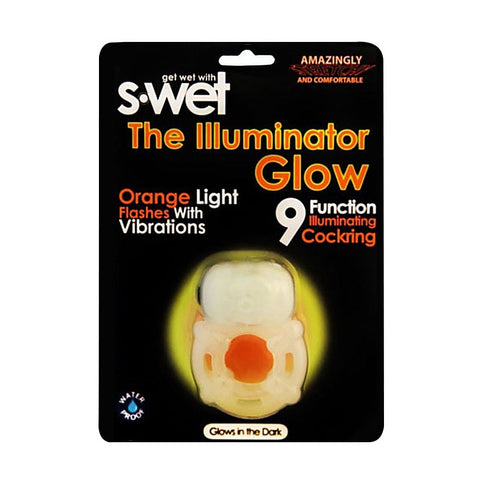 S-Wet Illuminator Vibrating Cock Ring by NU Sensuelle