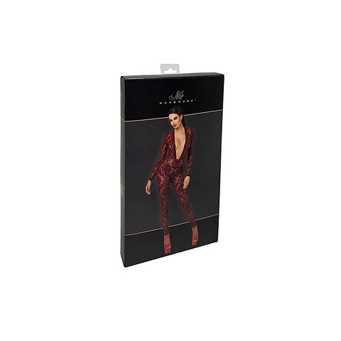 Kink Royal V Neck Womens Catsuit by Noir Handmade