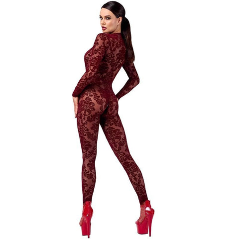 Kink Royal V Neck Catsuit Bodysuit by Noir Handmade