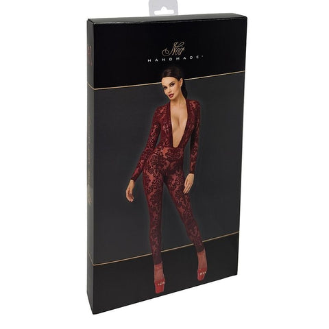 Kink Royal V Neck Catsuit Bodysuit by Noir Handmade