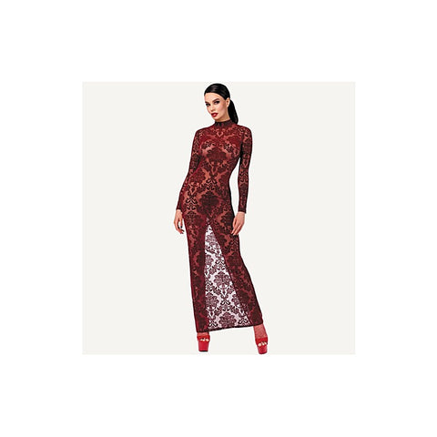 Kink Royal Sexy Womens Gown Red by Noir Handmade