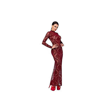 Kink Royal Sexy Womens Gown Red by Noir Handmade