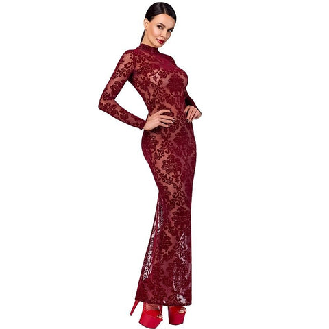 Kink Royal Sexy Womens Gown Red by Noir Handmade