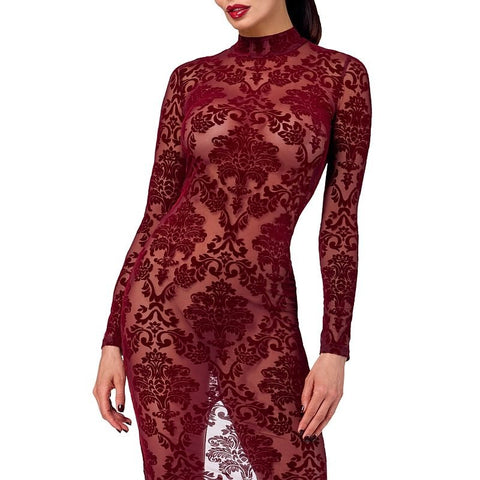 Kink Royal Sexy Womens Gown Red by Noir Handmade