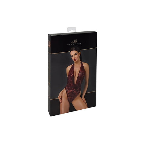 Kink Royal Draped Plunge Womens Bodysuit by Noir Handmade