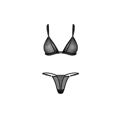 Wet Me 2 Piece Sexy Bra and Panty Set by Obsessive