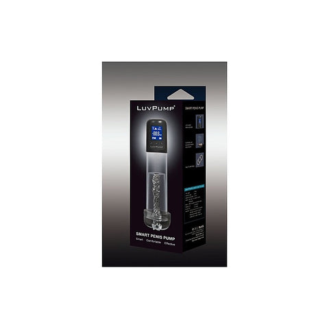 Smart Rechargeable LCD Penis Pump With Sleeve by Shots Toys