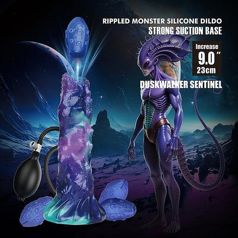 Duskwalker Sentinel 9 Inch Inflatable Dildo by Baile
