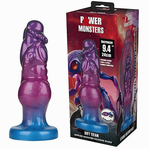 Rift Titan 9.4 Inch Inflatable Monster Silicone Dildo
