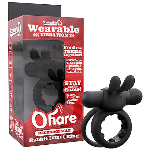 Ohare Rechargeable Vibrating Cock Ring by Screaming O