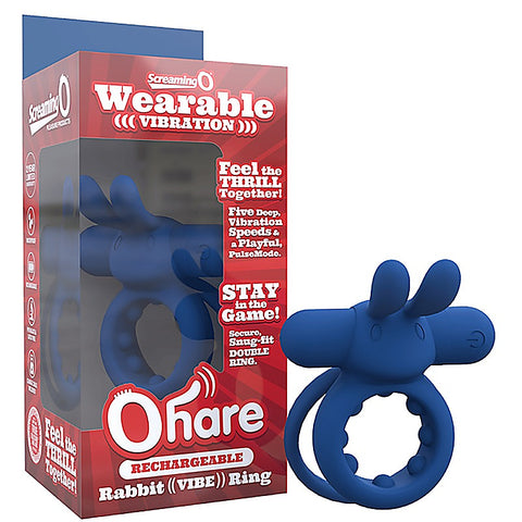 Ohare Rechargeable Vibrating Cock Ring by Screaming O