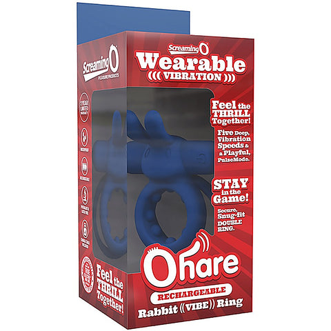 Ohare Rechargeable Vibrating Cock Ring by Screaming O