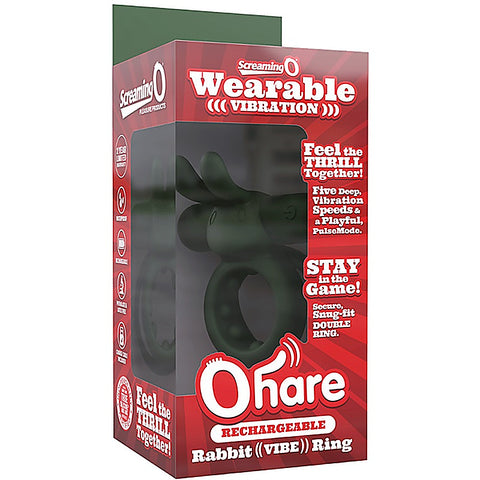 Ohare Rechargeable Vibrating Cock Ring by Screaming O