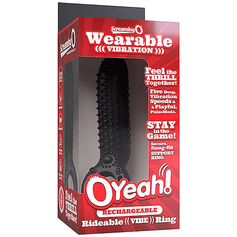 OYeah Rechargeable Rideable Vibrating Cock Ring