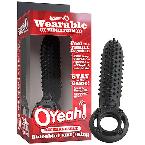 OYeah Rechargeable Rideable Vibrating Cock Ring
