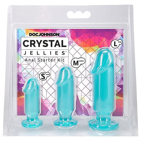 Crystal Jellies Beginner Anal Starter Kit by Doc Johnson
