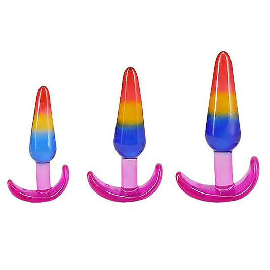 Crystal Jellies TPE Anal Trainer Set by Doc Johnson