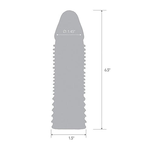 Blue Line 6.5 Inch Triple Sensation Penis Sleeve Extension