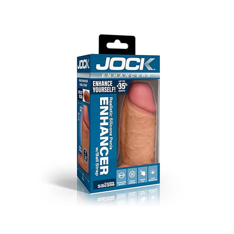 JOCK Enhancers 1 Inch Silicone Penis Sleeve by Curve Toys