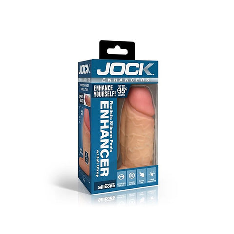 JOCK Enhancers 1 Inch Silicone Penis Sleeve by Curve Toys