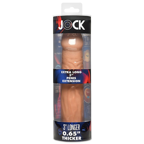 JOCK Extra Long 3 Inch Penis Extension Sleeve by Curve Toys